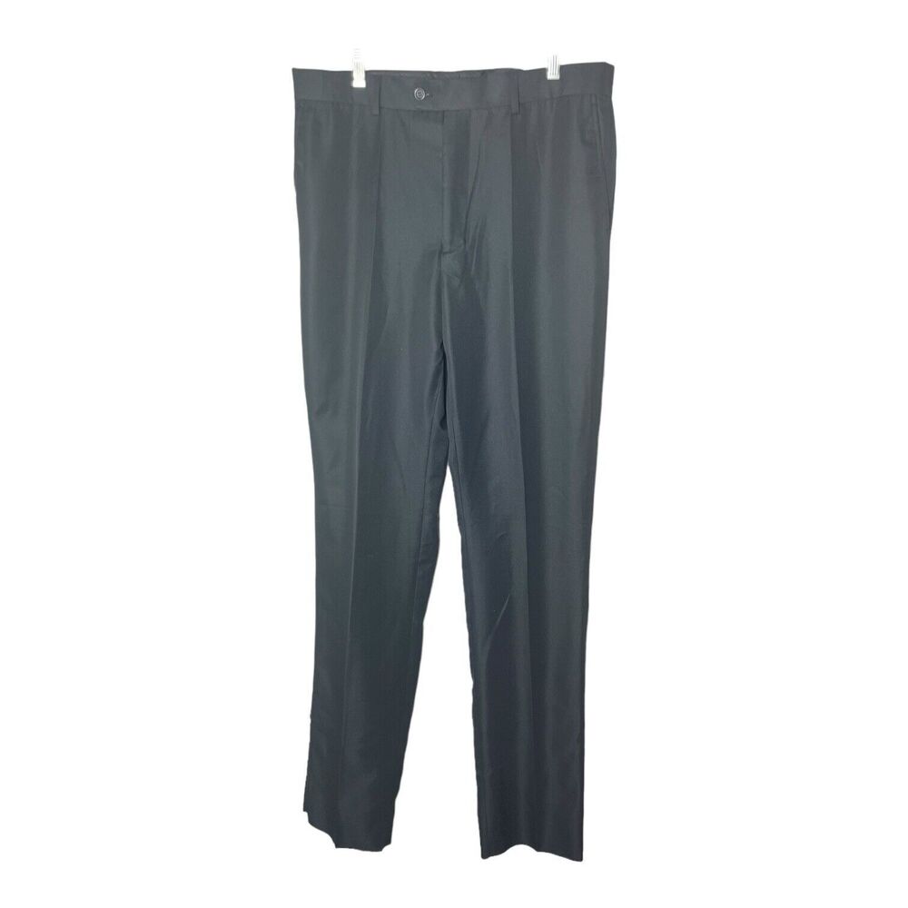 Braveman Dress Pants Mens 42L X 36W Bottoms Unfinished Black
